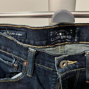 Lucky Brand Rebel Super Skinny Mens Dark Wash Jeans Size 29x32